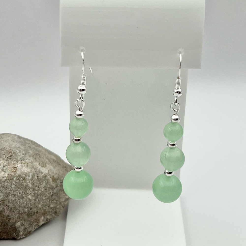 GREEN AVENTURINE EARRINGS